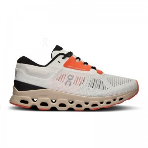 Beige On Cloudstratus 3 Women's Road Running Shoes | USA_ON8015
