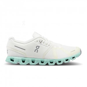 Beige / Turquoise On Cloud 5 Men's Sneakers | USA_ON9097