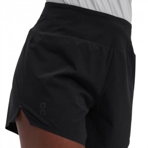 Black On 5" Running Women's Shorts | USA_ON8142
