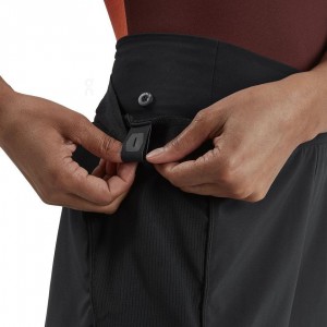Black On Active Women's Shorts | USA_ON8396