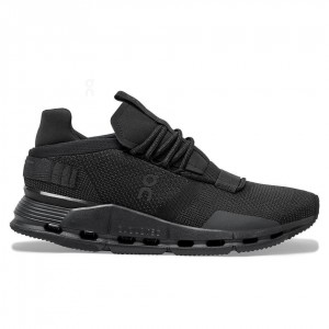 Black On Cloudnova Women's Sneakers | USA_ON8181