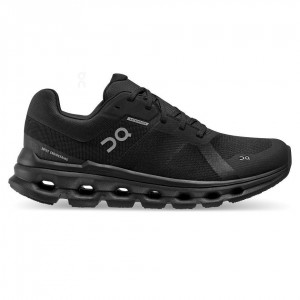 Black On Cloudrunner Waterproof Women's Road Running Shoes | USA_ON8533