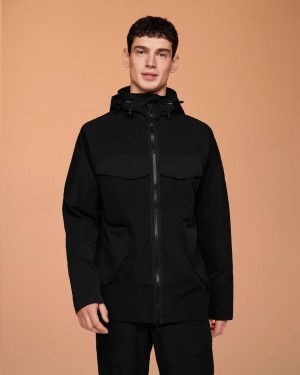 Black On Explorer Men's Jackets | USA_ON8927