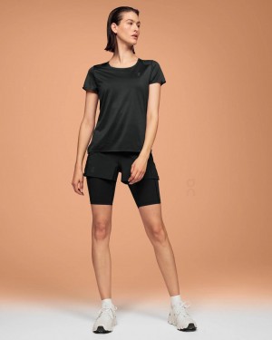 Black On Performance-T Women's T-shirts | USA_ON8629