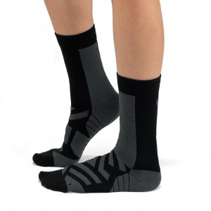 Black On Performance High Men's Socks | USA_ON9160