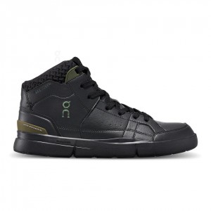 Black On THE ROGER Clubhouse Mid Sensa Women's Sneakers | USA_ON8399