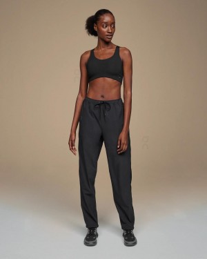 Black On Track Women's Pants | USA_ON9090