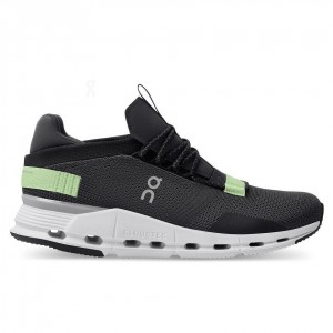 Black / Green On Cloudnova Men's Sneakers | USA_ON9043