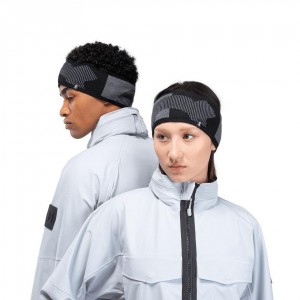 Black / Grey On Explorer Merino Women's Headband | USA_ON9038