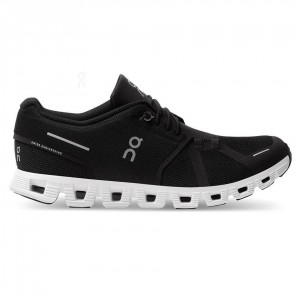 Black / White On Cloud 5 Men's Sneakers | USA_ON8437