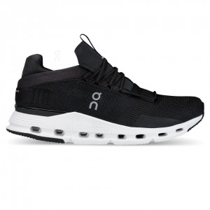 Black / White On Cloudnova Women's Sneakers | USA_ON8844