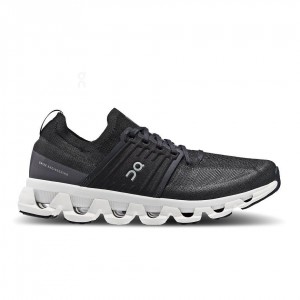 Black / White On Cloudswift 3 Men's Road Running Shoes | USA_ON8887