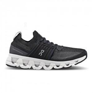 Black / White On Cloudswift 3 Women's Road Running Shoes | USA_ON8735