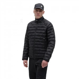 Black / White On Switch Men's Jackets | USA_ON8515