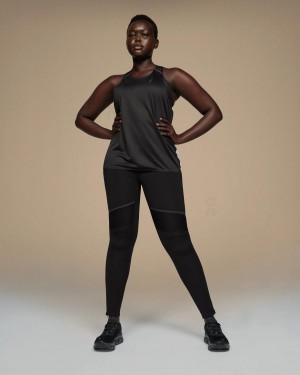 Black / White On Tank-T Women's Tank | USA_ON8434