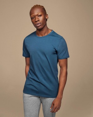 Blue On On-T Men's T-shirts | USA_ON8353