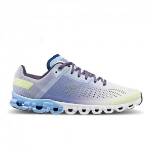 Blue / Green On Cloudflow Women's Road Running Shoes | USA_ON9029
