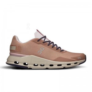 Brown On Cloudnova Form Women's Sneakers | USA_ON8139