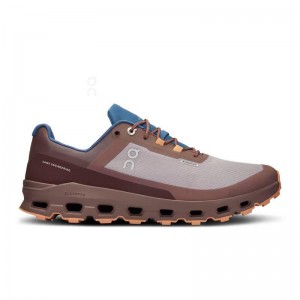 Brown On Cloudvista Waterproof Men's Trail Running Shoes | USA_ON8451