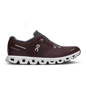 Burgundy On Cloud 5 Women's Sneakers | USA_ON8903