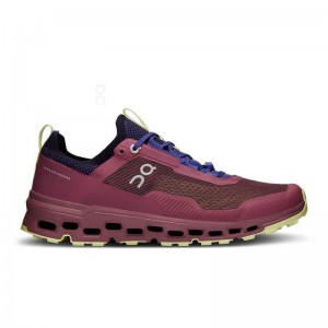 Burgundy On Cloudultra 2 Men's Trail Running Shoes | USA_ON8433