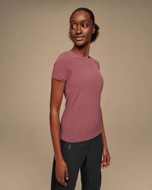Burgundy On Movement-T Women's T-shirts | USA_ON8727