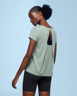 Green On Active-T Breathe Women's T-shirts | USA_ON8720