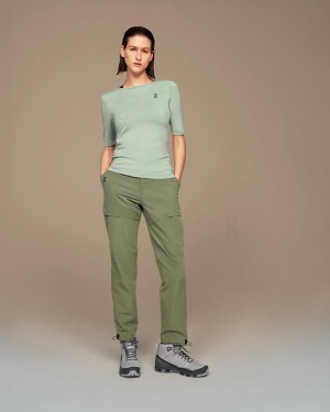 Green On Merino-T Women's T-shirts | USA_ON8961