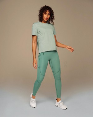 Green On On-T Women's T-shirts | USA_ON8549