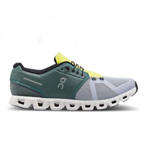 Green / Grey On Cloud 5 Men's Sneakers | USA_ON8340