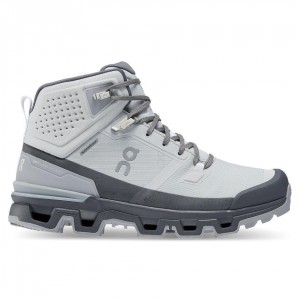 Grey On Cloudrock 2 Waterproof Women's Hiking Boots | USA_ON8863