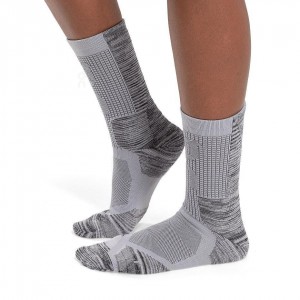 Grey On Explorer Merino Men's Socks | USA_ON9135