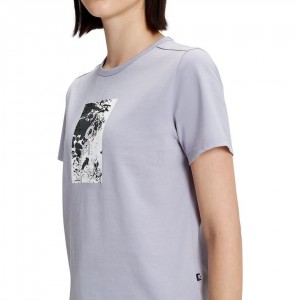 Grey On Graphic-T Women's T-shirts | USA_ON8031