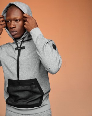 Grey On Men's Hoodie | USA_ON8924