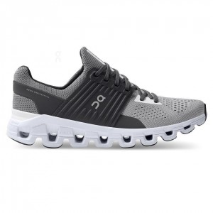 Grey / Black On Cloudswift Men's Road Running Shoes | USA_ON8960