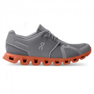 Grey / Orange On Cloud 5 Men's Sneakers | USA_ON8693