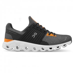 Grey / Orange On Cloudswift Men's Road Running Shoes | USA_ON8603