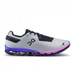 Grey / Purple On Cloudflash Sensa Men's Road Running Shoes | USA_ON8249