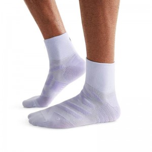 Light Purple On Performance Mid Men's Socks | USA_ON8710