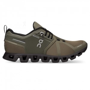 Olive On Cloud 5 Waterproof Women's Sneakers | USA_ON8406