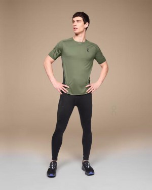 Olive On Performance-T Men's T-shirts | USA_ON8560