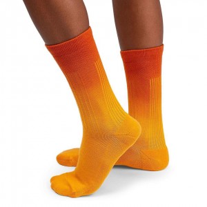Orange / Yellow On All-Day Women's Socks | USA_ON8680