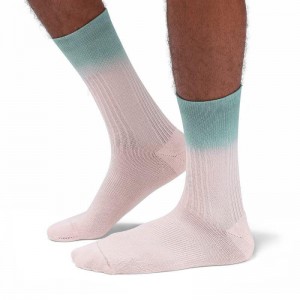 Pink / Green On All-Day Men's Socks | USA_ON8208