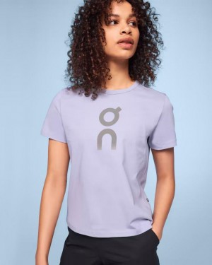 Purple On Graphic Women's T-shirts | USA_ON9151