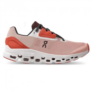 Rose On Cloudstratus Women's Road Running Shoes | USA_ON8979