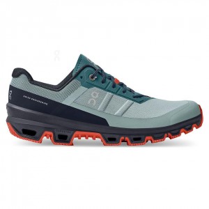 Turquoise On Cloudventure Men's Trail Running Shoes | USA_ON9021