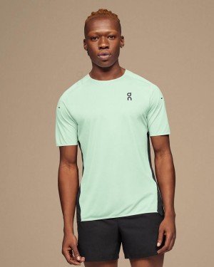Turquoise On Performance-T Men's T-shirts | USA_ON8255