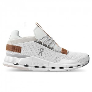 White On Cloudnova Women's Sneakers | USA_ON8116