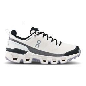 White On Cloudwander Waterproof Women's Hiking Shoes | USA_ON8471