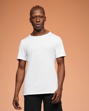 White On On-T Men's T-shirts | USA_ON9008